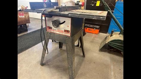 Sears Craftsmen Table Saw Youtube