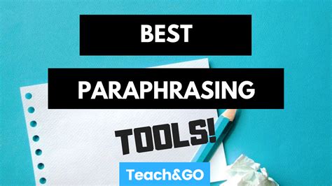 A paraphrasing tool is great for moments when you are stuck creatively. The 7 Best Paraphrasing Tools You Need to Know About ...