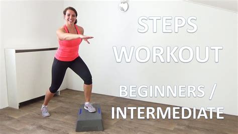 10 Minute Steps Workout Beginners To Intermediate Step Exercises