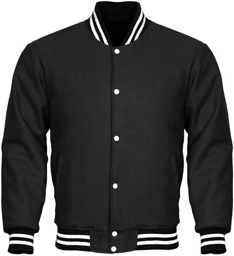 Letterman Varsity Jacket Cotton Fleece Amazonca Clothing And Accessories