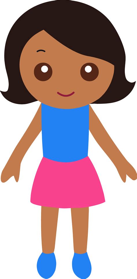 Clipart Girl With Brown Hair And Blue Eyes Clipground