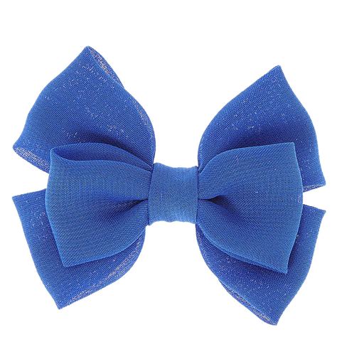 Royal Blue Mini Hair Bow Clip Claires Us