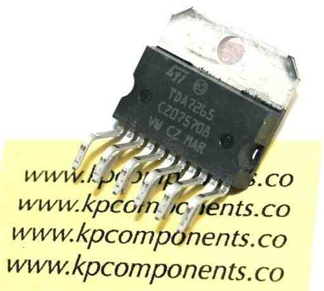 Tda7265 Ic Stereo Audio Amplifier Kp Components Inc