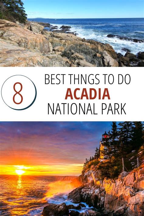 8 Cool Things To Do In Acadia National Park Maine Acadia National