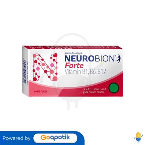 Neurobion Forte Box 30 Tablet Kegunaan Efek Samping Dosis Dan