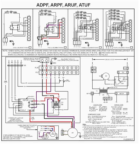 goodman heat pump air handler wiring diagram  wiring diagram