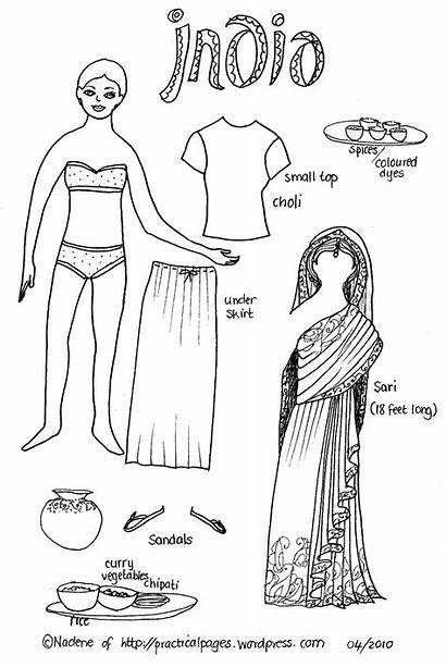 Ancient India Paper Dolls American Pages History