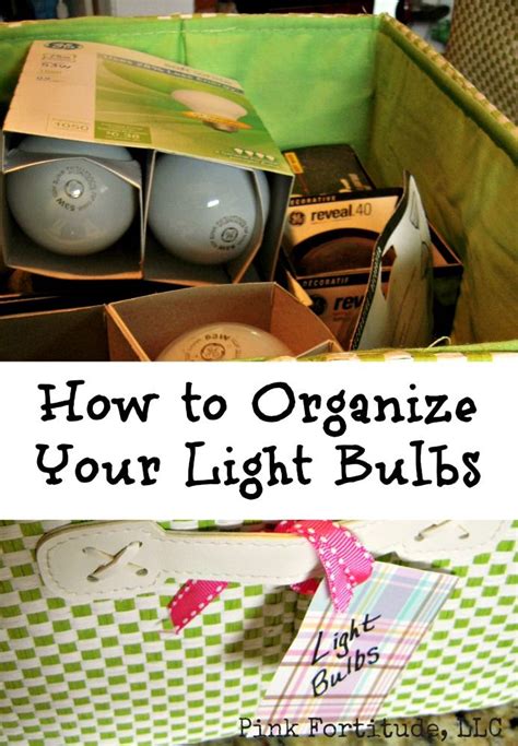 How To Organize Light Bulbs Light Bulb Storage Organization Bulb