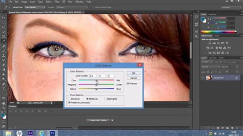 Photoshop Cs6 How To Change Eye Colour Youtube