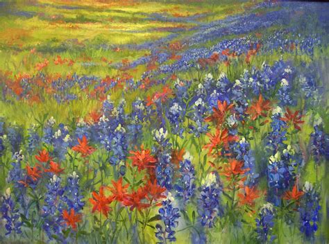 Karen Lostracco Austin Daily Paintings Texas Wildflowers