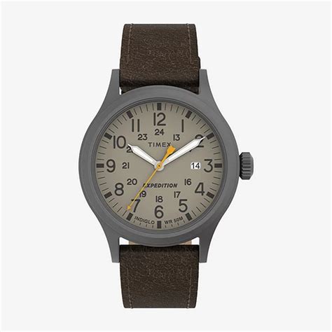 Timex Mens Brown Leather Strap Watch Tw4b23100jt Jcpenney
