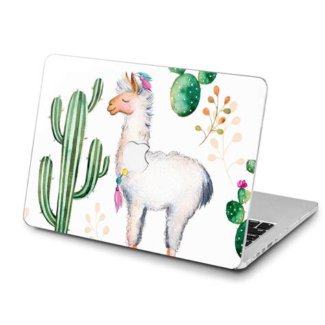 Cute Macbook Case 13 Inch Macbook Cover Llama Alpaca Macbook Etsy