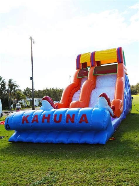 Big Kahuna Water Slide For Rent B Happy N Jump