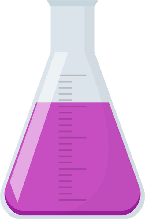 Laboratory Chemical Flask Clipart Design Illustration 9380030 PNG
