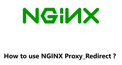 Nginx Proxyredirect How To Use It