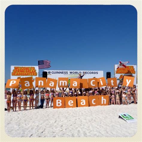 sandpiper beacon beach resort blog panama city beach sets new bikini parade world record
