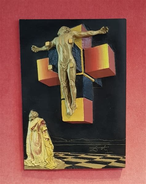 Crucifixion Salvador Dali Wall Sculpture 23x34cm Vinterior