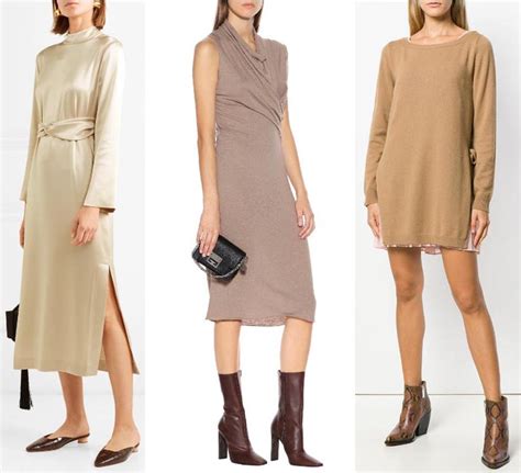 What Color Shoes To Wear With A Beige Dress Outfit