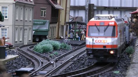 Lgb Model Trains Outdoor Model Railroad Layout In G Scale Youtube