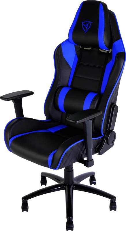 Download Blue Gaming Chair Dxracer Black HQ Image Free PNG ...