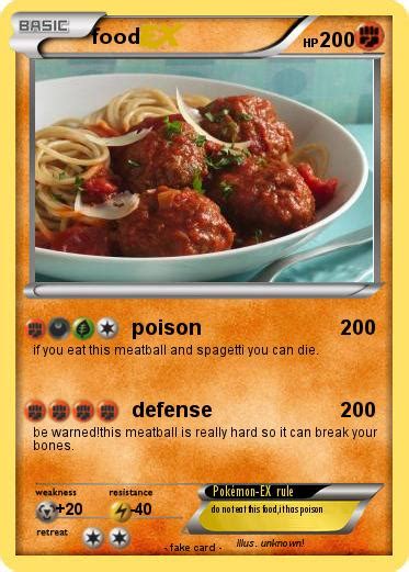 Pokémon Food 214 214 Poison My Pokemon Card