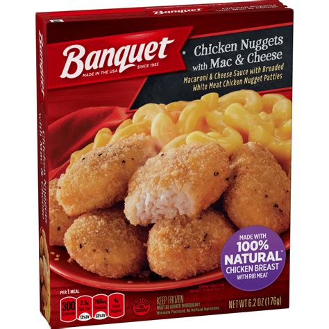 Banquet Basic Chicken Nuggets With Mac And Cheese Meal Conagra