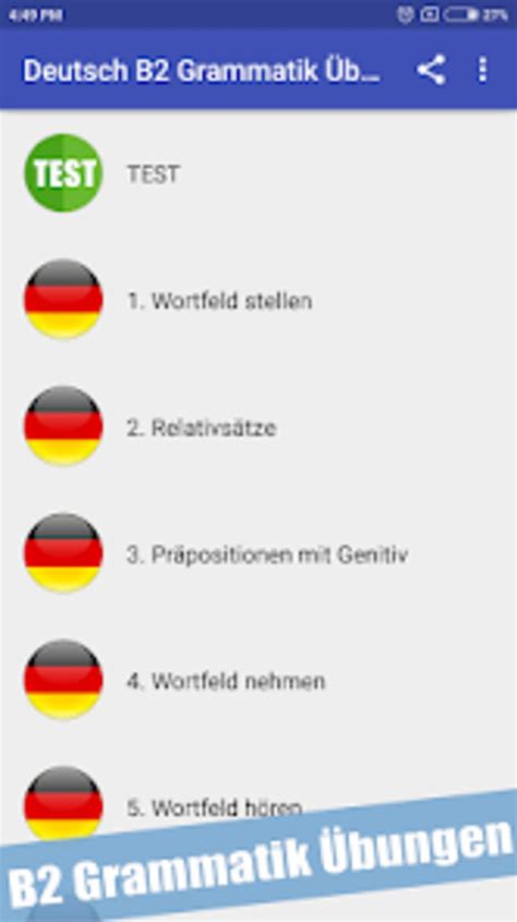 Learn German B2 Grammar Free For Android Download
