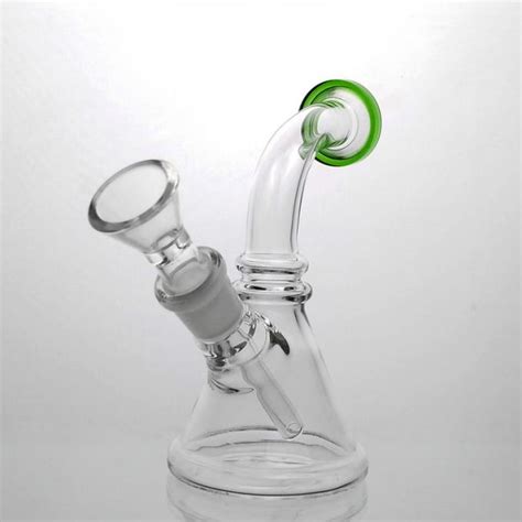 Mini Pyrex Glass Water Pipes Bongs With Mm Joint Beaker Bong Clear Type