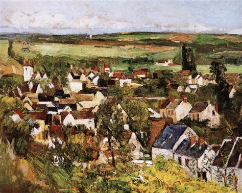 Village Panorama Paul Cezanne Malmo Sweden Oil Painting Reproductions 60823