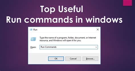Top Useful Run Commands For Windows You Should Know