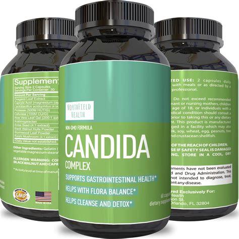 Candida Detox Cleanse Complex With Probiotics Digestive Enzymes Oregano