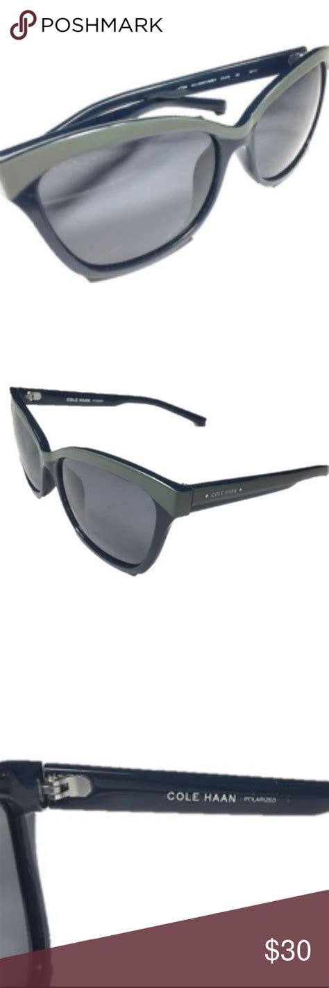 Cole Haan Polarized Sunglasses~navy Blue And Gray Sunglasses Polarized Sunglasses Cole Haan