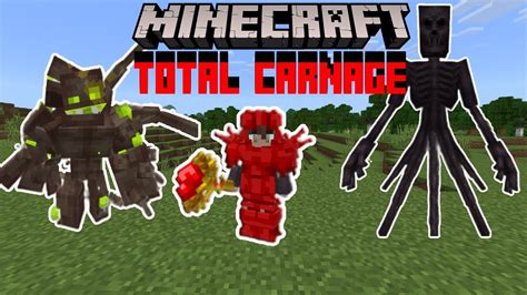 The Craziest Minecraft Addon Total Carnage Addon Mcpe Youtube