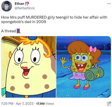how mrs puff murdered girly teengirl to hide her affair with spongebob s dad in 2009 girly