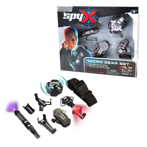 SpyX / Micro Gear Set - 4 Must-Have Spy Toy Gadgets Attached to an