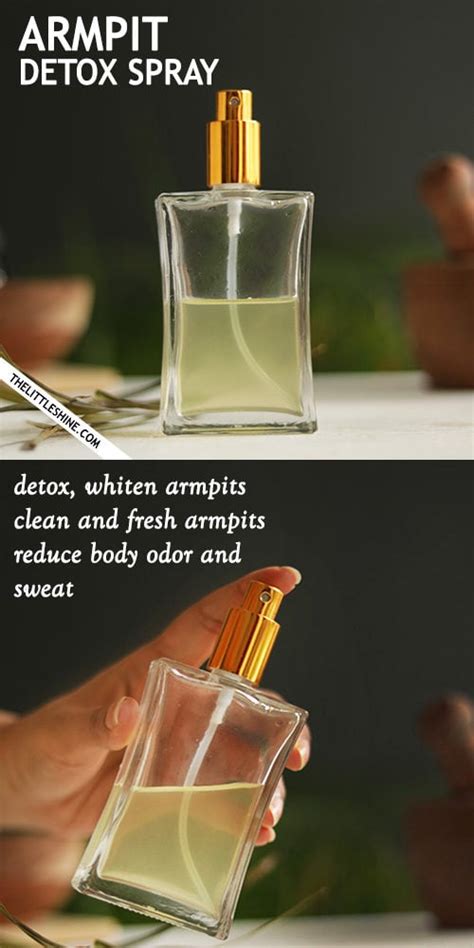 Armpit Detox Spray Puriﬁes And Brightens Your Underarm Skin The