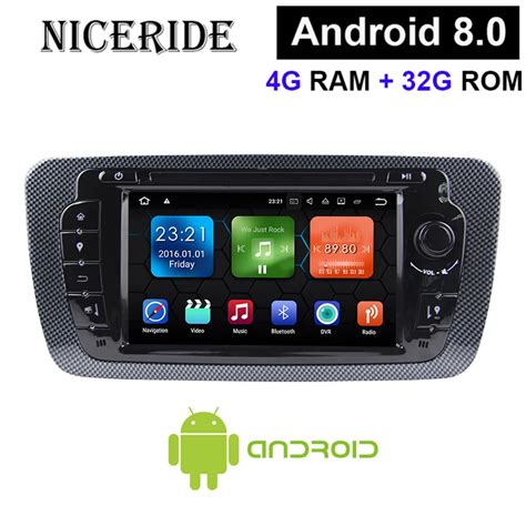 2 Din Car DVD Radio For Seat Ibiza 6j 2009 2010 2013 Android 8 1 8 0
