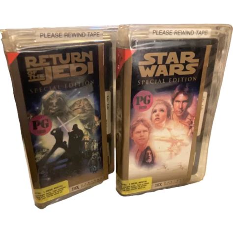 STAR WARS Return Of The Jedi Special Edition VHS Video Lot Of PicClick
