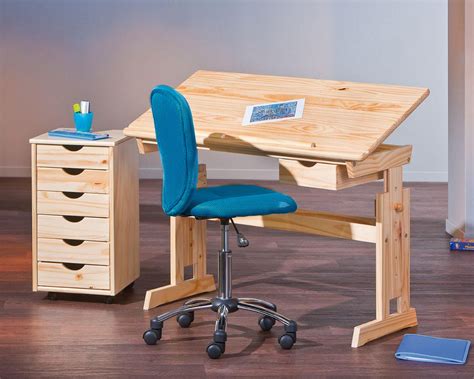 Mit dem passenden kinderschreibtisch macht das lernen gleich viel mehr spaß. Kinderschreibtisch Set Julia + Rollcontainer Nils + Stuhl ...