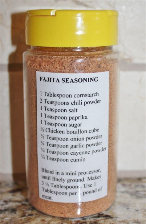 Fajita Seasoning Mix