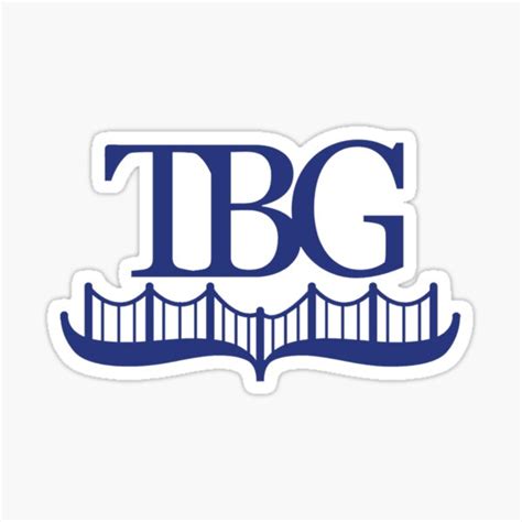 Tbg Logo Sticker By Tbg2022 Redbubble