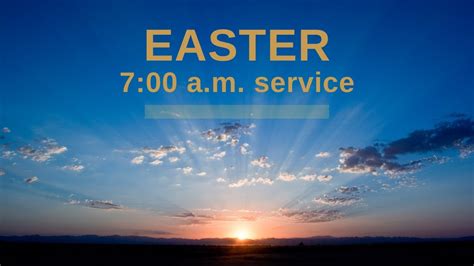 700am Sunrise Service Easter Sunday April 4th 2021 Youtube