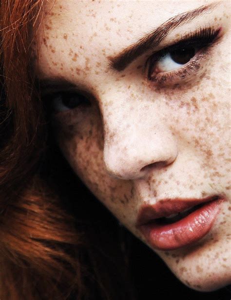 Atypique Face Hunter Of Artemis Jade Redheads Freckles Wolf Freckle