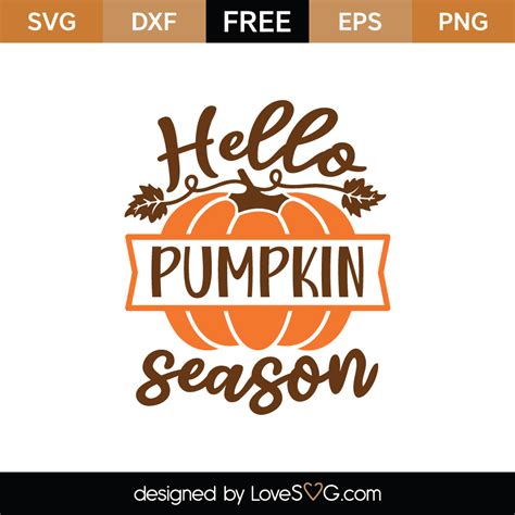 Free Thanksgiving Pumpkin Svg Cut File Lovesvg Com