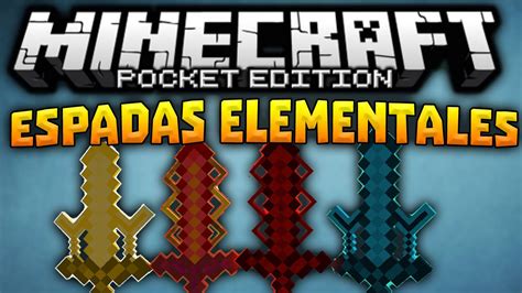 Espadas Elementales Mod Para Minecraft Pe 0130