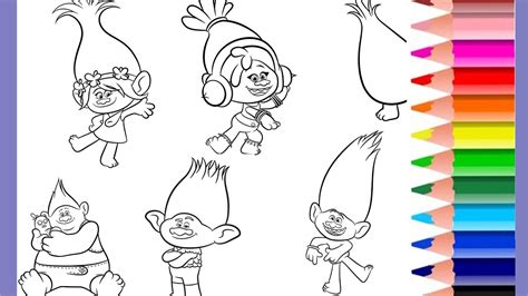 Jpg click the download button to view the full image of printable trolls coloring pages printable, and download it for a computer. Baby coloring TROLLS Cartoon coloring book Videos for kids ...