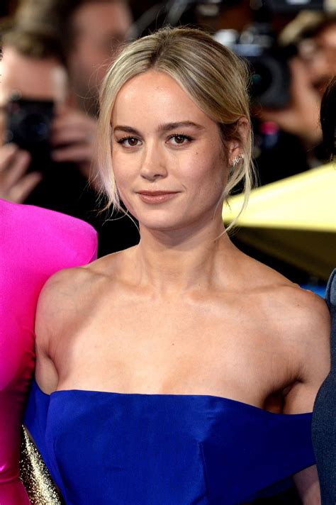 She even got captain america actor chris evans' seal of approval. BRIE LARSON at Captain Marvel Premiere in London 02/27 ...