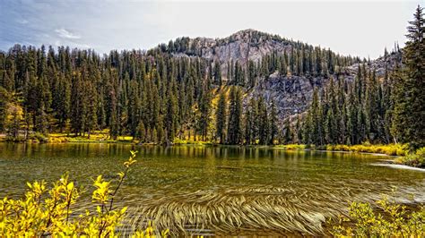 Download Wallpaper 1280x720 Lake Mountain Forest Autumn Landscape Hd