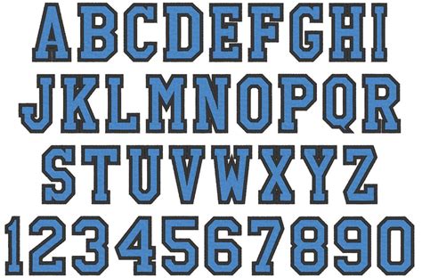 Varsity Collegiate Collegiate Block Type Font Machine Etsy