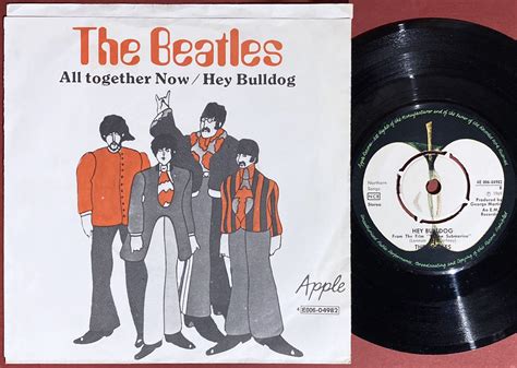 Nostalgipalatset Beatles All Together Now Hey Bulldog 7 Swe Ps 1969